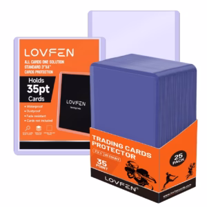 Lovfen 35pt trading card top loaders, pack of 25